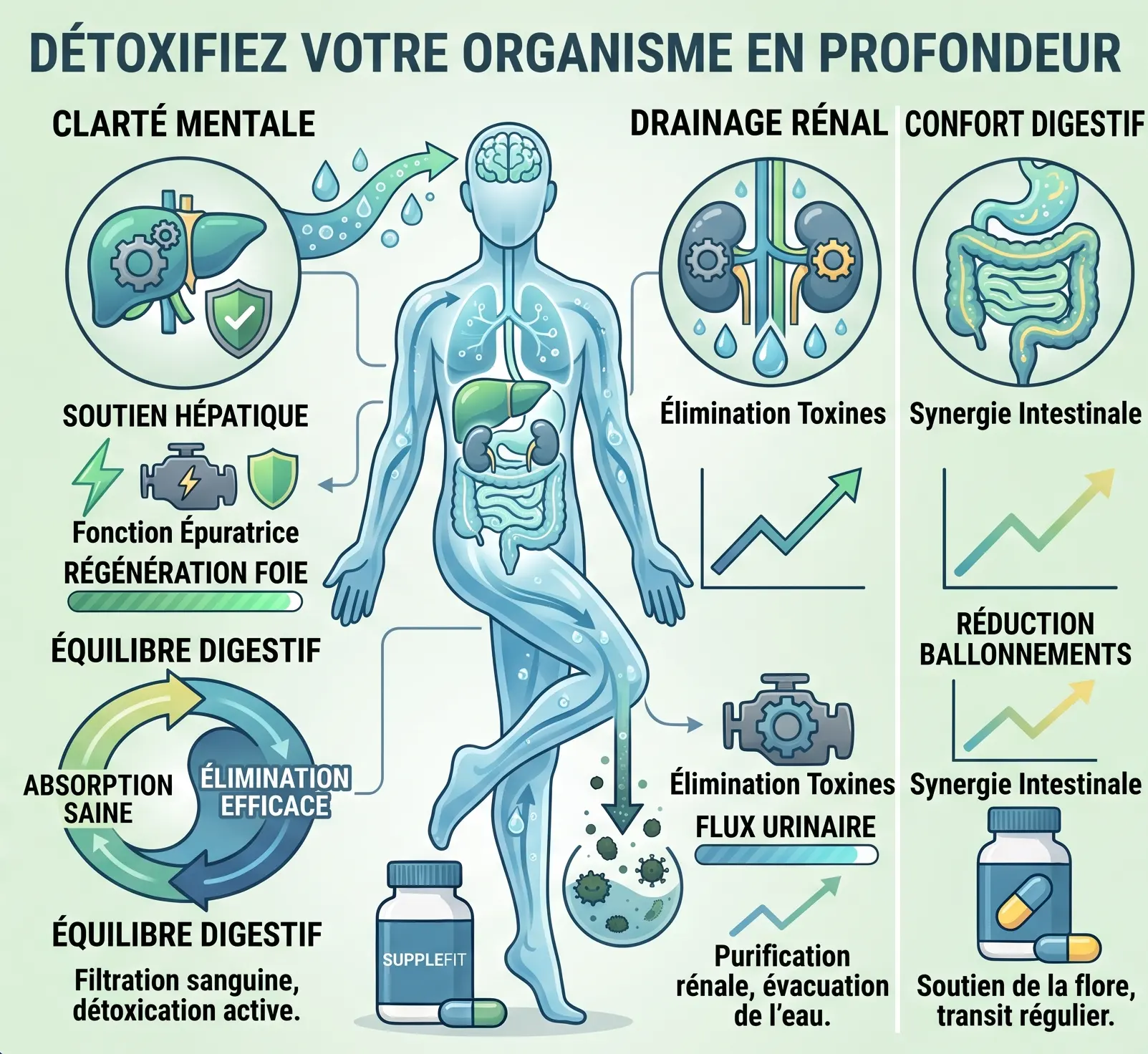 Complément Supplefit pour la détoxification et la purification
